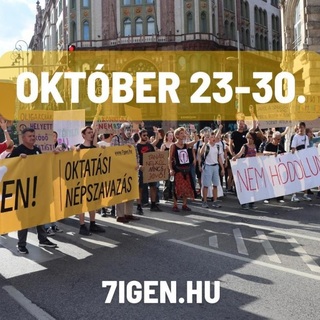 Október 23-án a diákok az utcára vonulnak érted, de nem helyetted