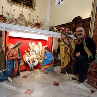 Különös betlehem egy Nápoly melletti településen