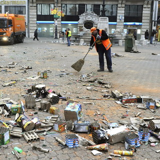 Szilveszter után 300 köbméter hulladékot szedtek össze a fővárosban