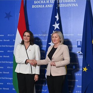 Szarajevóba látogatott Novák Katalin köztársasági elnök