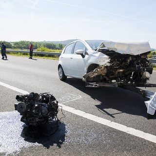 Nyolc gépkocsi ütközött az M7-es autópályán Balatonboglárnál
