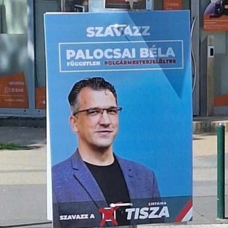 A XV. kerületi független polgármesterjelölt is a Tisza Párt nevével kampányol