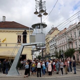 Újra áll Miskolc egyik legismertebb építménye - fotók
