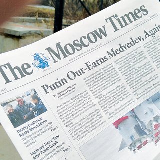 Oroszország elhallgattatta a Moscow Times-t