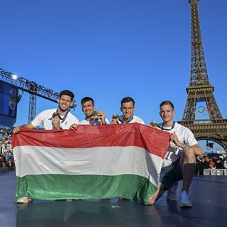 Magyar aranyérmeseket is köszöntöttek a Bajnokok Parkjában