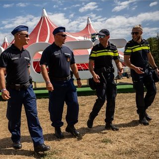 Holland rendőrök is segítik a BRFK munkáját a Sziget fesztiválon