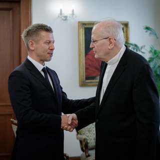 Erdő Péter fogadta Magyar Pétert