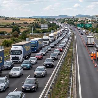 Figyelem, autósok! Súlyos torlódások alakultak ki az M1-es autópályán – mutatjuk, hol a legrosszabb a helyzet