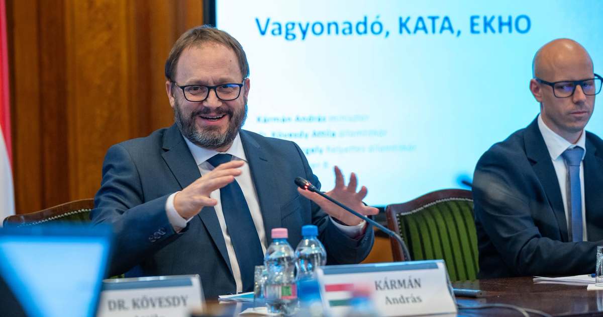 Kármán András: a vagyonadó öt százaléka felajánlható lesz közcélokra